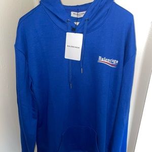 Balenciaga Hoodie Men's L Blue